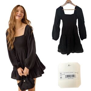NWT Altar’d State Amira Tiered Mini Dress